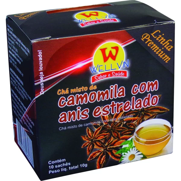 Chá Camomila com Anis Estrelado Cx 10g