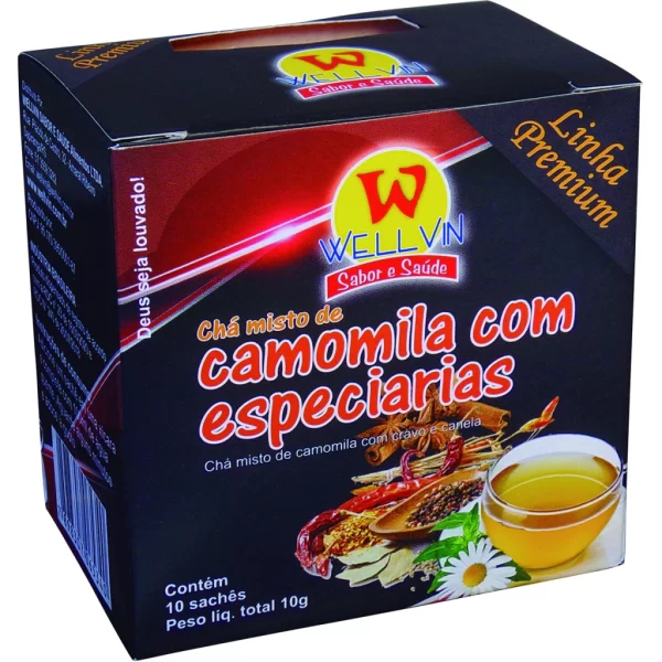 Chá Camomila com Especiarias Cx 10g