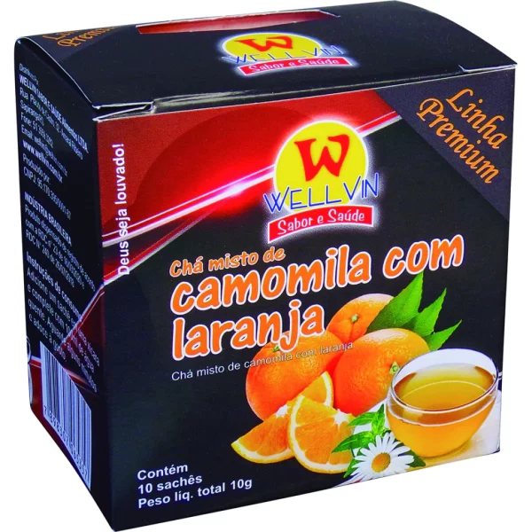 Chá Camomila com Laranja Cx 10g