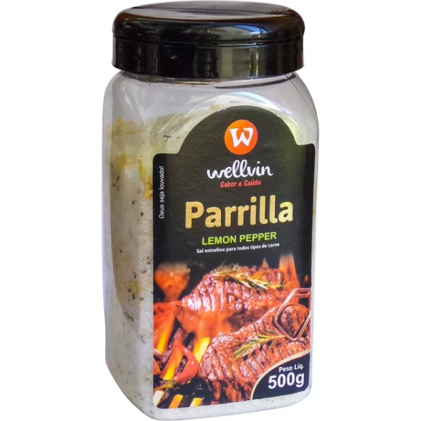 Sal de Parrilla com Lemon Pepper 500g