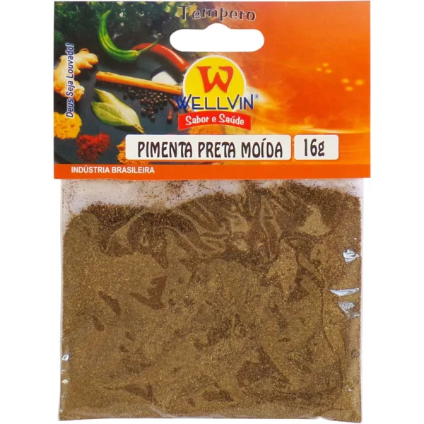 Tempero Pimenta Preta Moída